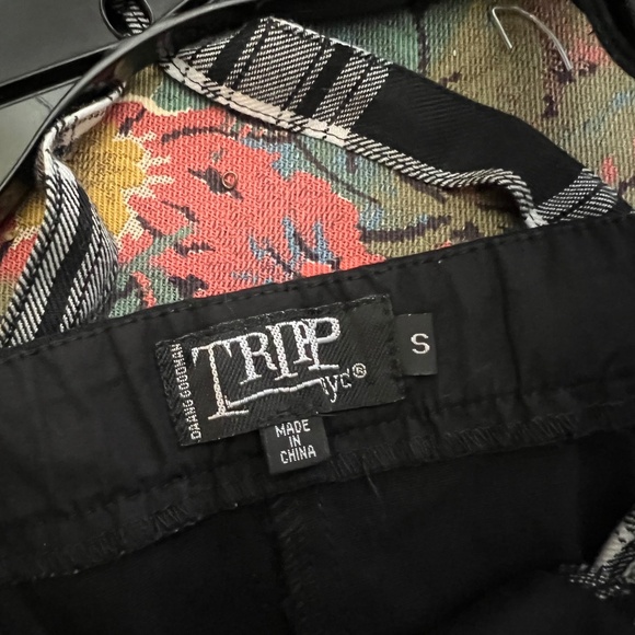 Tripp NYC Plaid Corset Top with Suspender straps. - Picture 2 of 3